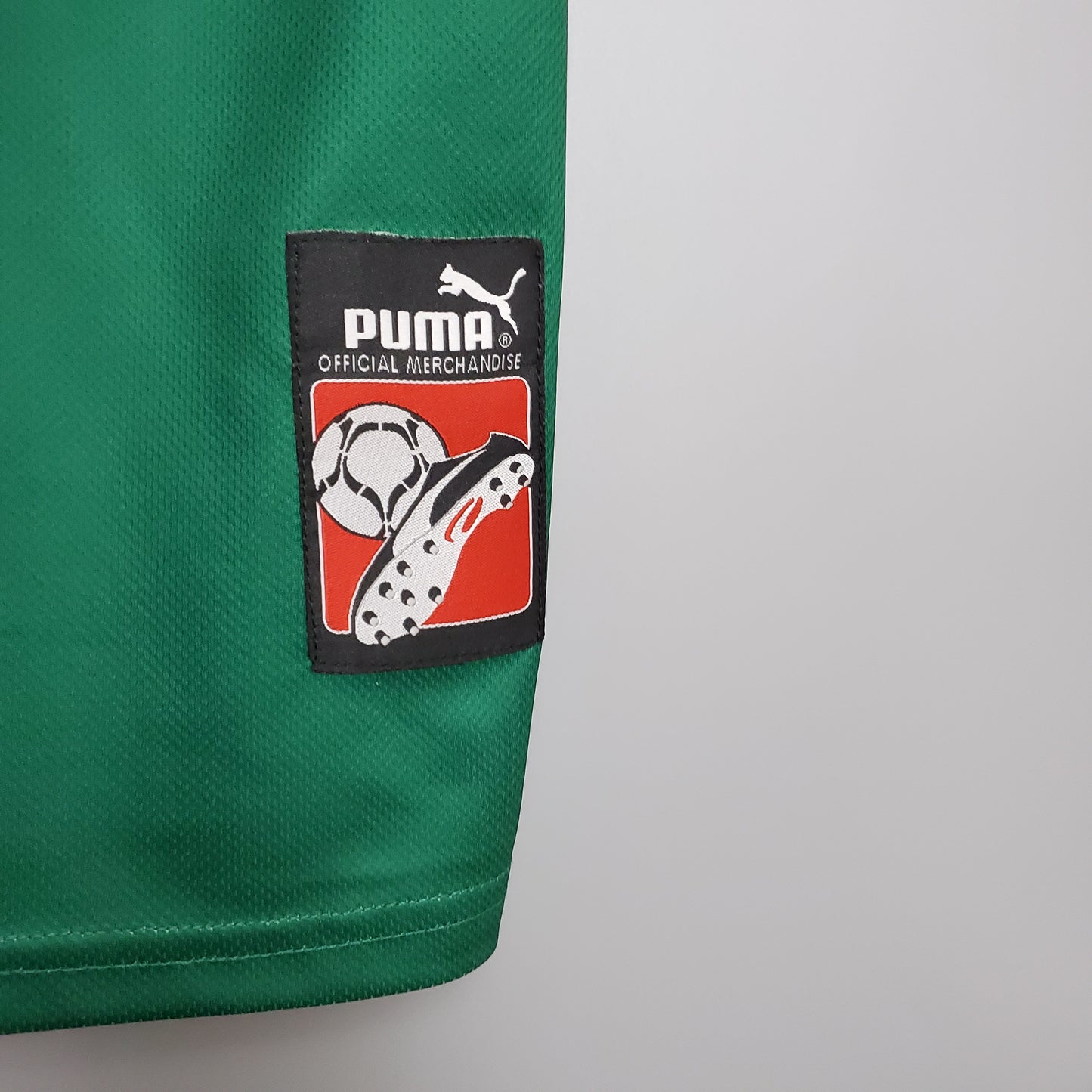 Maillot PUMA Maroc rétro 98’ Vert Extérieur