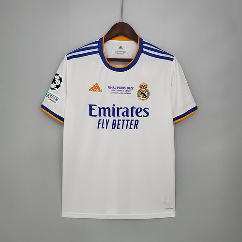 ADIDAS Real Madrid Retro Jersey 21-22 CL Final Home White