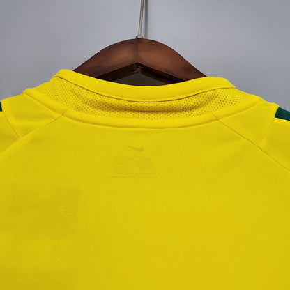 Maillot NIKE Brésil rétro 02’ Jaune Domicile