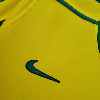 Maillot NIKE Brésil rétro 98’ Jaune Domicile