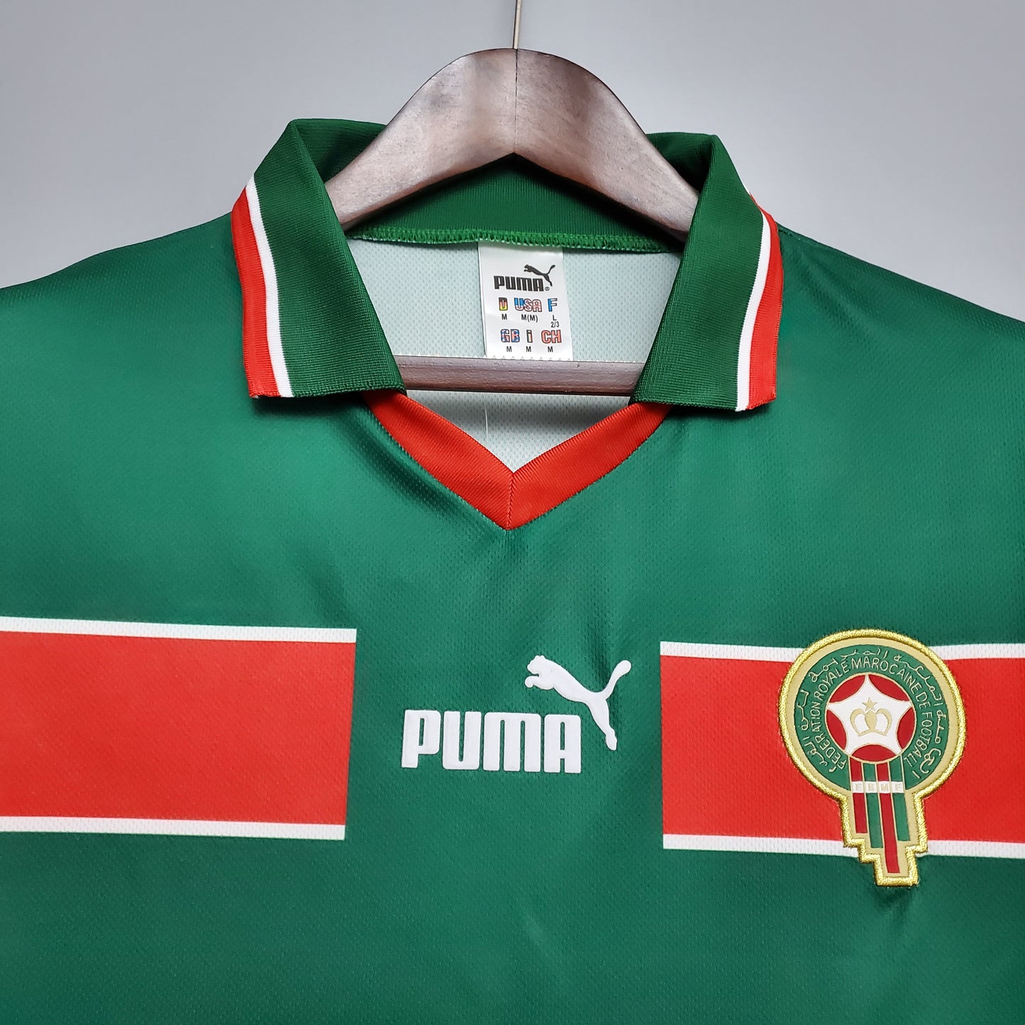 PUMA Morocco Retro Jersey 98' Green Away