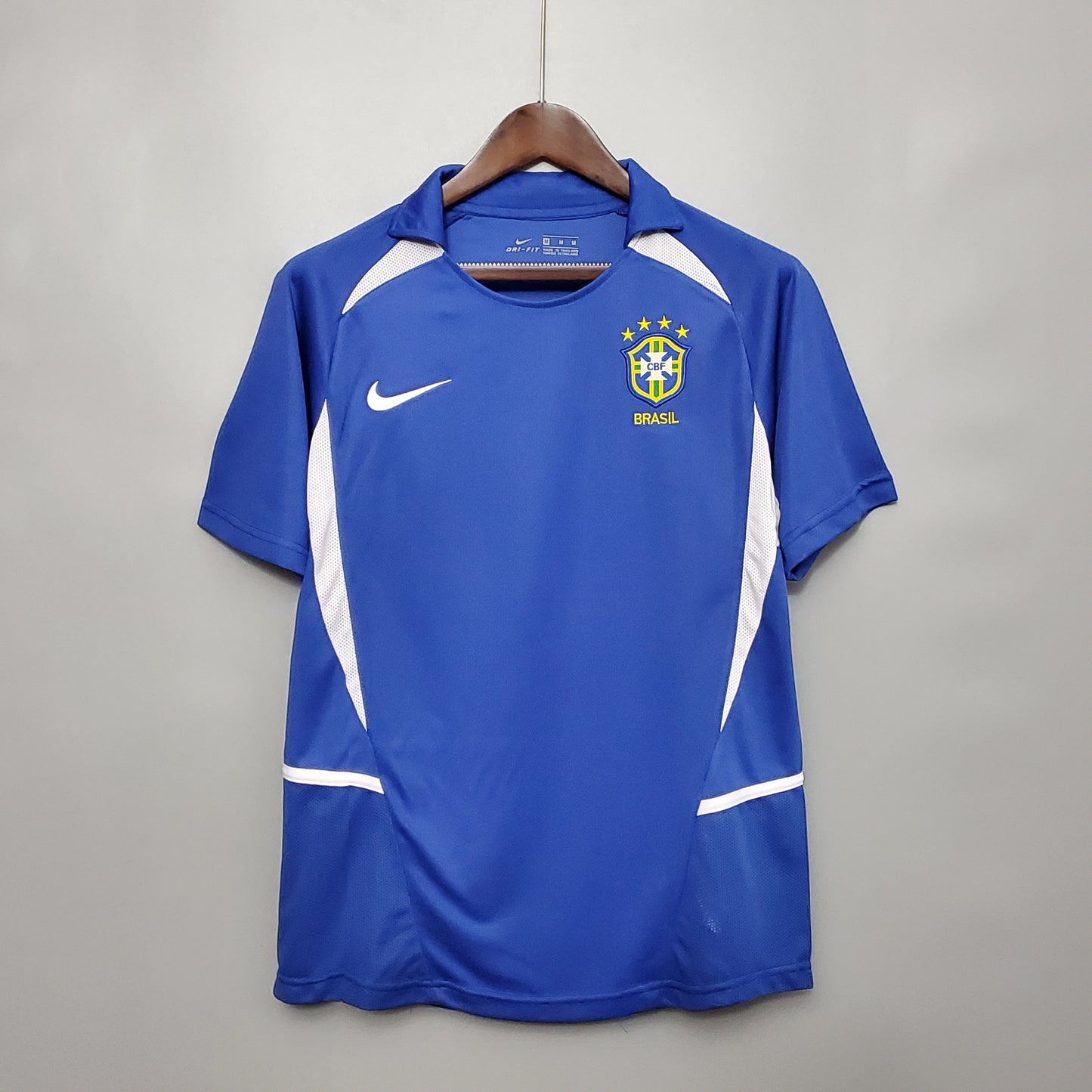 Maillot NIKE Brésil rétro 02’ Bleu Extérieur