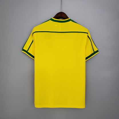 Maillot NIKE Brésil rétro 98’ Jaune Domicile