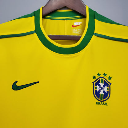 Maillot NIKE Brésil rétro 98’ Jaune Domicile