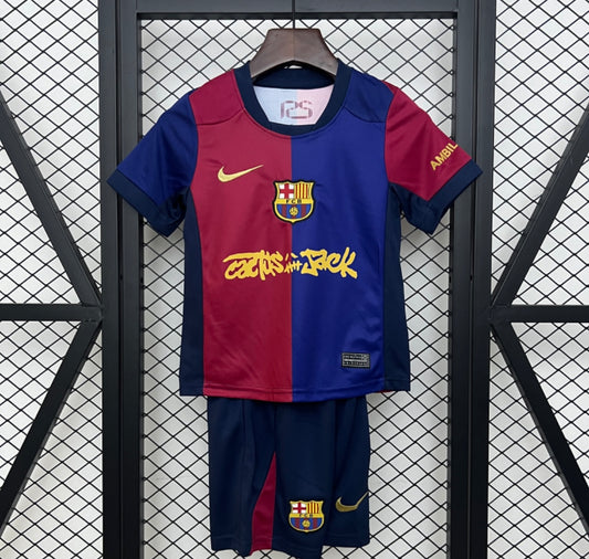 Barça Travis Scott edition 2025 domicile Enfant