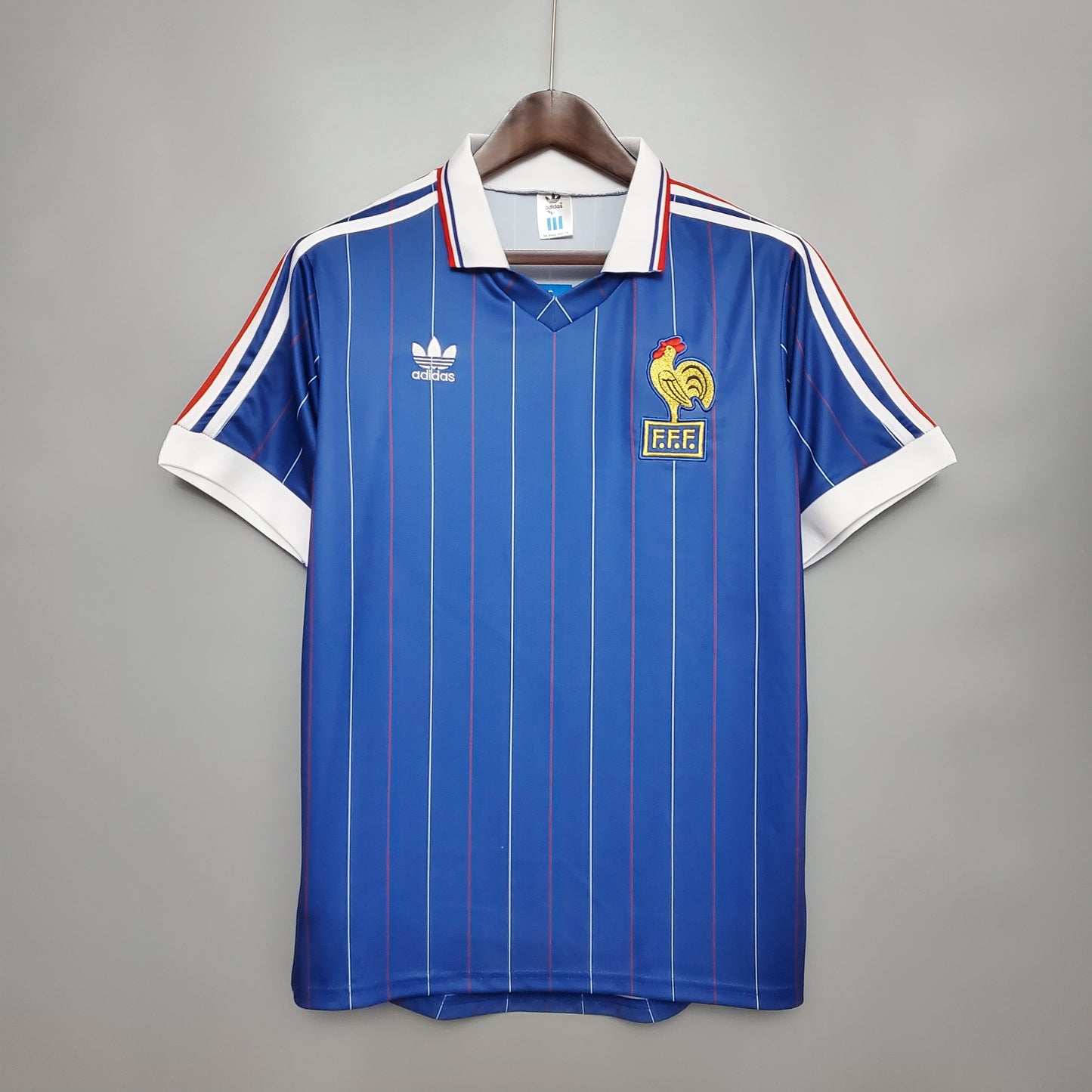 Maillot ADIDAS France rétro 82' Bleu Domicile