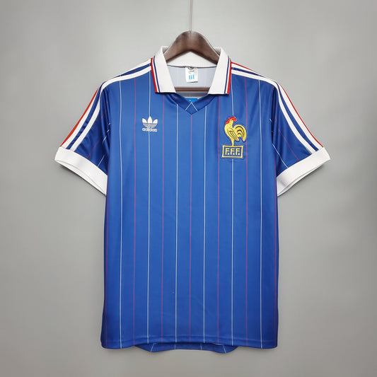 Maillot ADIDAS France rétro 82' Bleu Domicile