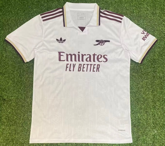 Arsenal ADIDAS 25-26 Extérieur blanc