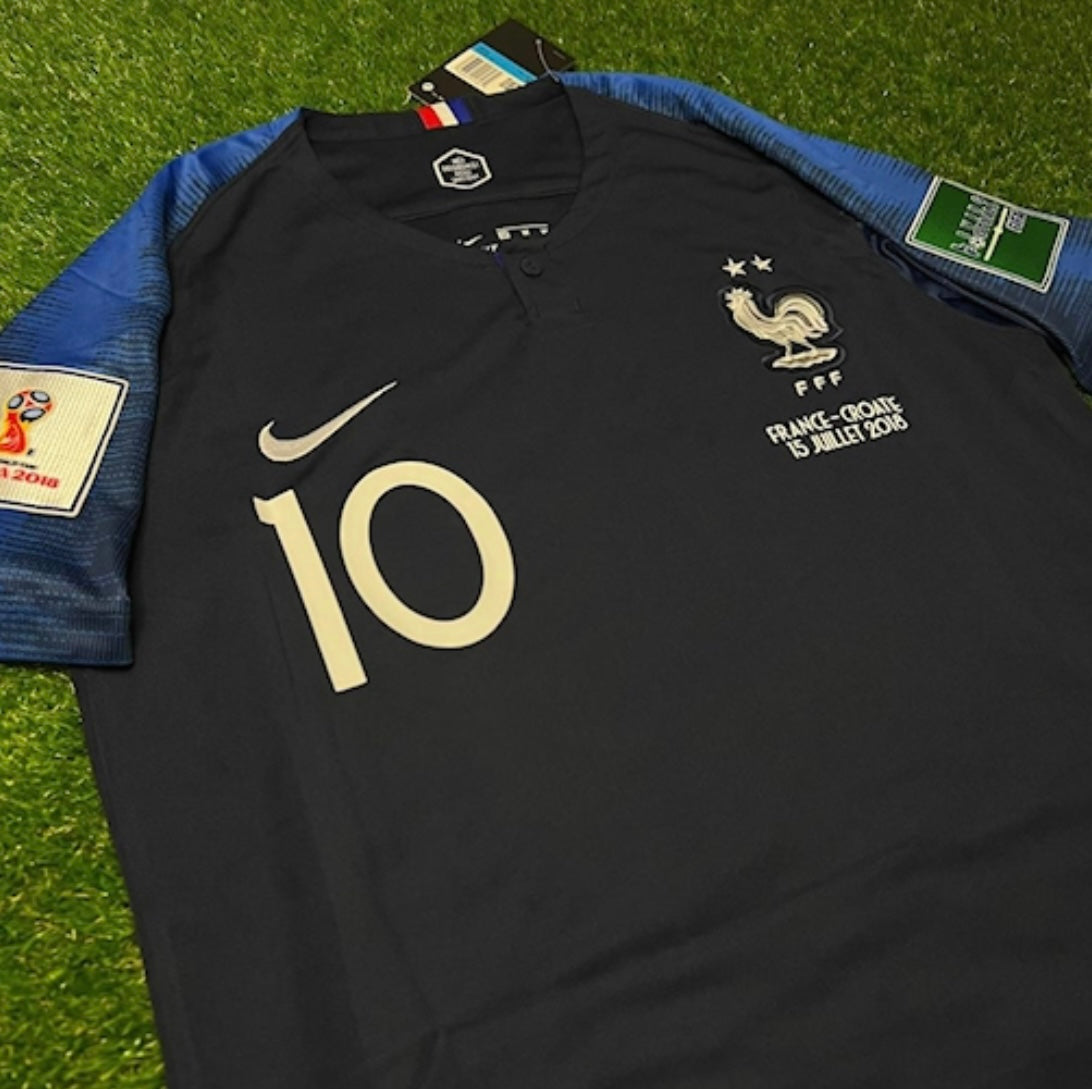 Maillot Nike France rétro 2018 Bleu