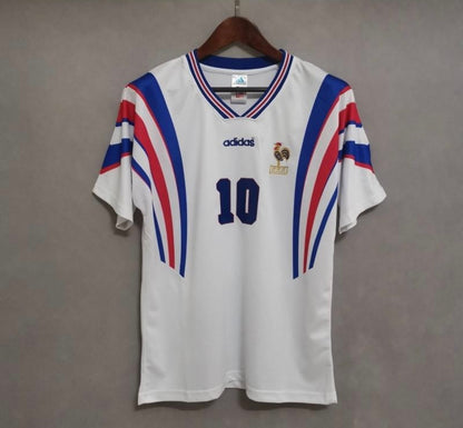 Maillot ADIDAS France rétro 96' Blanc Extérieur