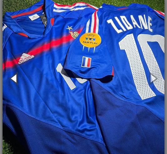 Maillot Adidas France rétro 2004 Bleu