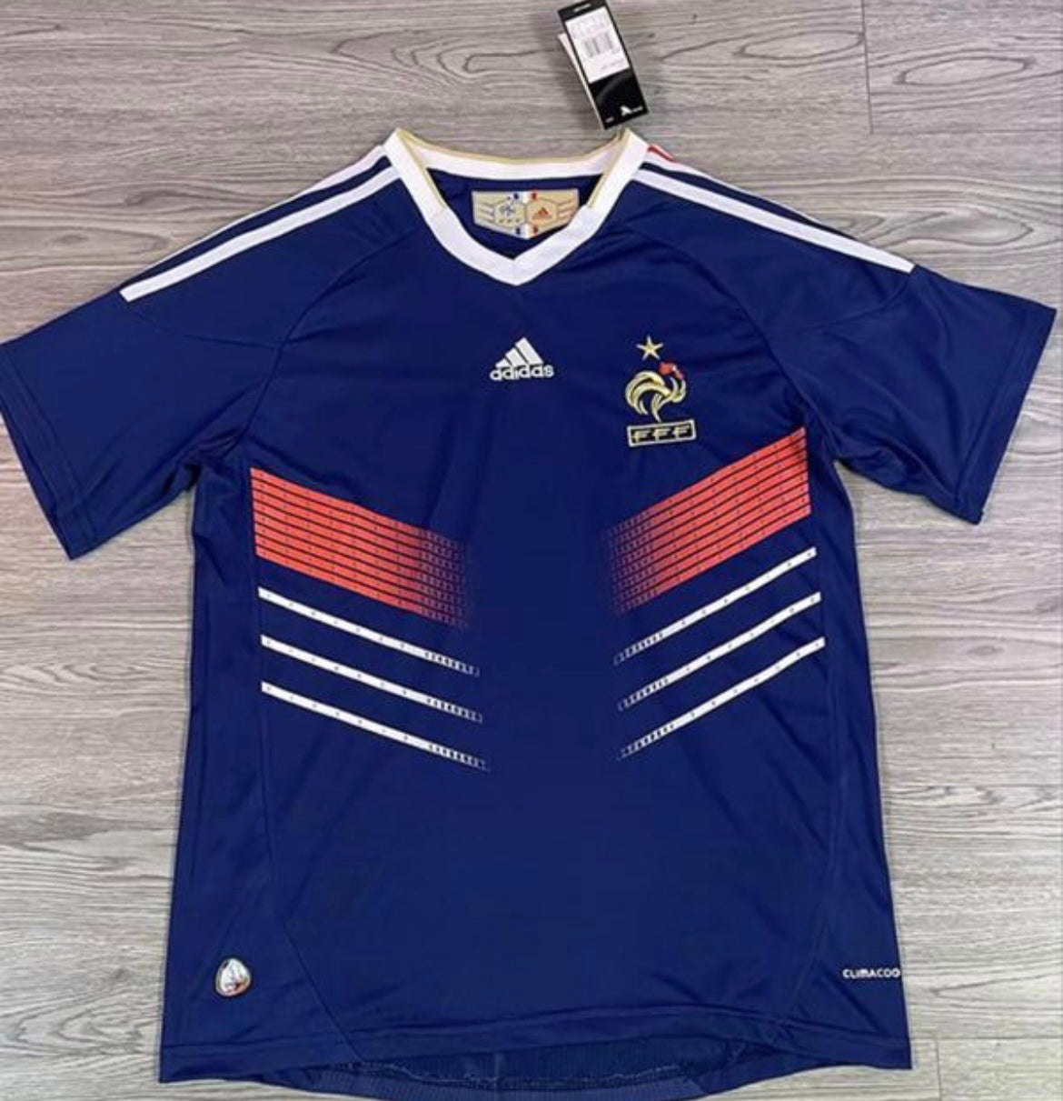 Maillot ADIDAS France rétro 2010 Bleu Domicile