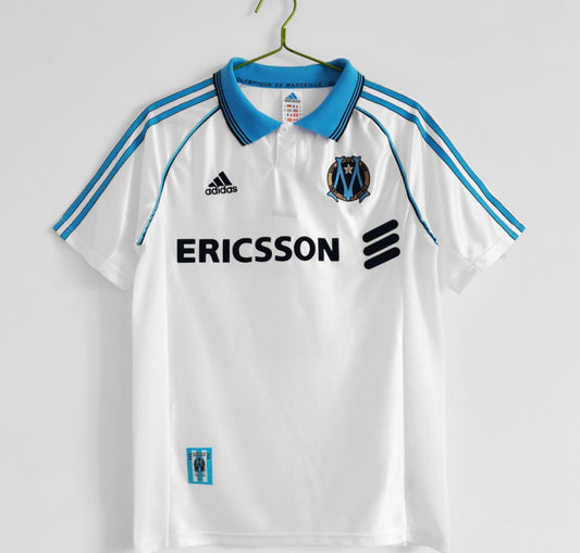 Maillot OM ADIDAS rétro 98-99 Blanc