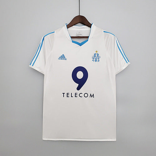 Maillot ADIDAS OM rétro 02-03 Blanc Domicile