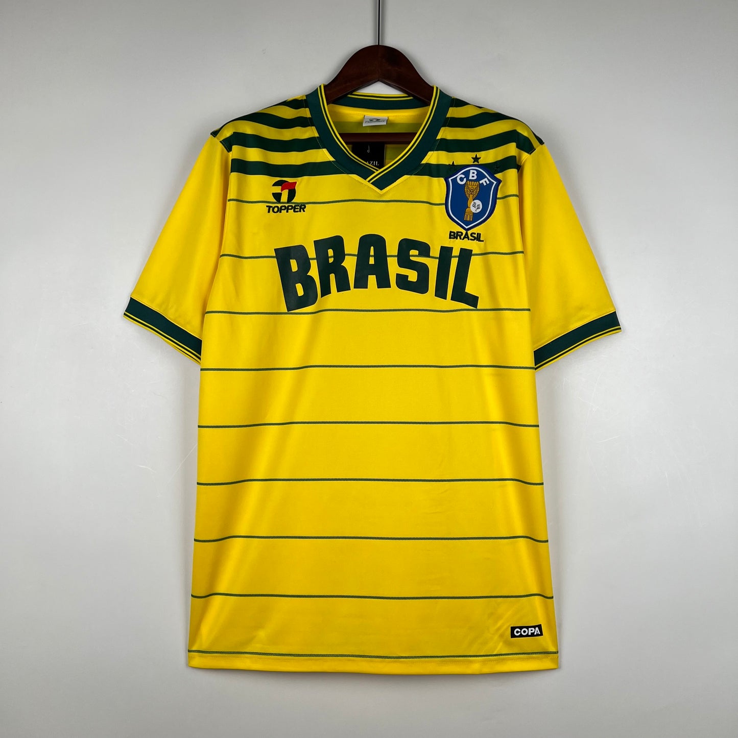 Maillot TOPPER Brésil rétro 84' Domicile