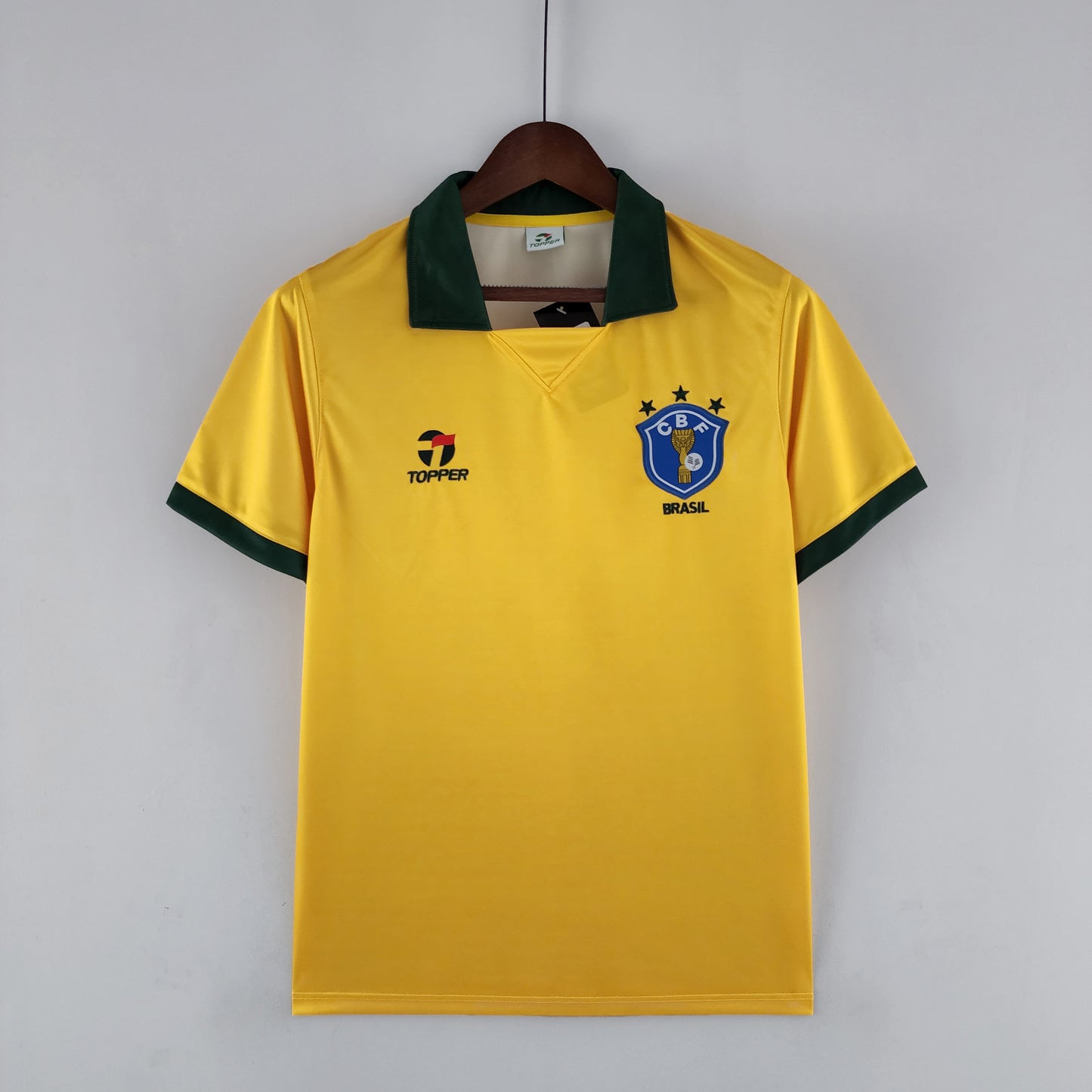 Maillot TOPPER Brésil rétro 1988 Domicile