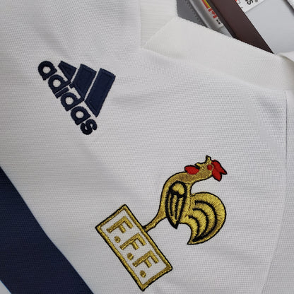 Maillot ADIDAS France rétro 98’ Blanc Extérieur