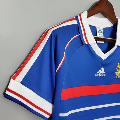 Maillot ADIDAS France rétro 98’ Bleu Domicile