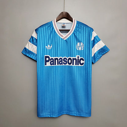 Maillot OM ADIDAS rétro 1990 Bleu