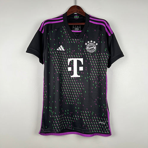 Bayern Munich ADIDAS 23-24 Noir/Violet Extérieur