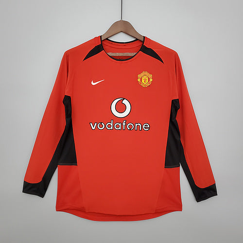 Manchester United NIKE Retro 02-04 Long Sleeve Red Home