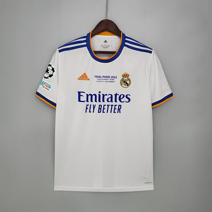 Maillot Real Madrid rétro 21-22 Finale LDC Blanc Domicile