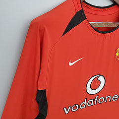 Manchester United NIKE Retro 02-04 Long Sleeve Red Home