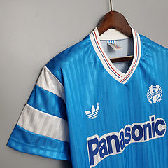 Maillot OM ADIDAS rétro 1990 Bleu