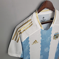 Argentine ADIDAS 2021  Edition Commémorative Blanc/Bleu/Or