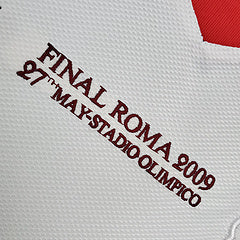 Manchester United 2009 Champions League Final Retro White