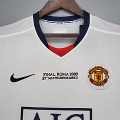 Manchester United 2009 Champions League Final Retro White