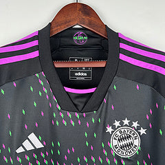 Bayern Munich ADIDAS 23-24 Noir/Violet Extérieur